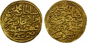 OTTOMAN EMPIRE: Mehmet II, 1451-1481, AV sultani (3.50g), Kostantiniye, AH883, A-1306, NP-80, from regular circulation, whereas most of the recently s...