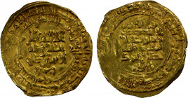 SAMANID: Nuh II, 943-954, AV dinar (2.96g), al-Muhammadiya, AH318, A-1454, VF.
Estimate: $180-220