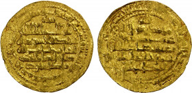 BUWAYHID: 'Imad al-Din Abu Kalinjar, 1024-1048, AV dinar (5.54g), 'Uman (Oman), DM, A-A1584, when legible, the date is always AH432; struck from worn ...