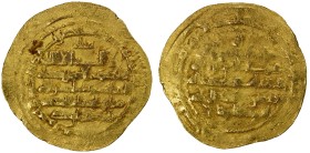 BUWAYHID: 'Imad al-Din Abu Kalinjar, 1024-1048, AV dinar (4.79g), 'Uman (Oman), DM, A-A1584, when legible, the date is always AH432; struck from worn ...