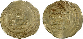 GHAZNAVID: Ibrahim, 1059-1099, AV dinar (3.17g), Ghazna, AH455, A-1637.1, bold mint & date, VF.
Estimate: $180-220