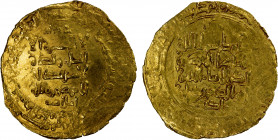 GREAT SELJUQ: Barkiyaruq, 1093-1105, AV dinar (2.38g), Amul, AH493, A-1682.1, fine gold; citing the local governor Il-Aba (cited on Amul coins dated A...