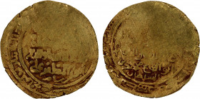 GHORID OF BAMIYAN: Jalal al-Din 'Ali, 1206-1215, AV dinar (6.50g), Walwalij, AH(60)5, A-1806, citing the Khwarizmshah 'Ala al-Din Muhammad as overlord...