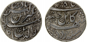 MUGHAL: Jahangir, 1605-1628, AR sawai rupee (14.26g), Kabul, AH1020 year 6, KM-158.2, lovely bold strike, without any testmarks, rarely found in this ...