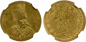 IRAN: Muzaffar al-Din Shah, 1896-1907, AV ½ toman, Tehran, AH1316, KM-994, a lovely strike for type! NGC graded MS62.
Estimate: $150-250