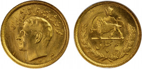 IRAN: Mohammad Reza Shah, 1941-1979, AV ½ pahlavi, SH1334, KM-1161, better date, NGC graded MS63.
Estimate: $240-280