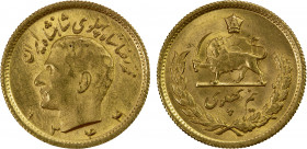 IRAN: Mohammad Reza Shah, 1941-1979, AV ½ pahlavi, SH1344, KM-1161, AU.
Estimate: $240-280