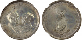 PHILIPPINES: Commonwealth, AR 50 centavos, 1936-M, KM-176, Establishment of the Commonwealth - Murphy and Quezon, a wonderful quality example! NGC gra...