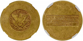 SAUDI ARABIA: AV 4 pounds, ND (1945-46), KM-34, struck at the United States Mint in Philadelphia, obverse scratched, AU Details. Issued to pay the Sau...
