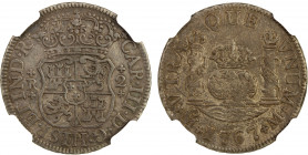 MEXICO: Carlos III, 1759-1788, AR 2 reales, 1767-Mo M, KM-87, assayer M, Pillar type, nice deep toning, NGC graded XF45.
Estimate: $150-250