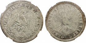 MEXICO: Revolutionary Issue, AR 2 pesos, Guerrero, 1914-GRO, KM-643, struck by the forces of Emiliano Zapata, this type is always crudely struck and a...