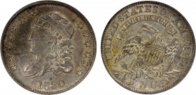 UNITED STATES: AR ½ dime, 1830, NGC graded AU53, Capped Bust type, an attractive lustrous example!
Estimate: $200-300