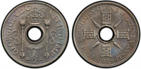 NEW GUINEA: George V, 1914-1936, ½ penny, 1929, KM-1, struck in copper-nickel, PCGS graded Proof 66. The entire mintage was returned to the Melbourne ...