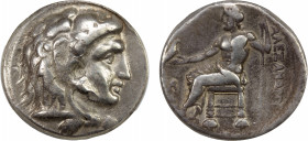 MACEDONIAN KINGDOM: Alexander III 'the Great', 336-323 BC, AR tetradrachm, Arados, ca. 330-320 BC, Price-3426, struck under Ptolemy as satrap, lifetim...