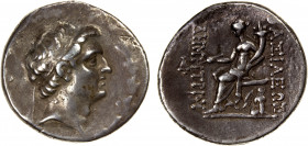 SELEUKID KINGDOM: Demetrius I Soter, 162-150 BC, AR tetradrachm (15.99g), Antioch on Orontes, 162-155/4 BC, SC-1635a, diademed head right // Tyche, nu...