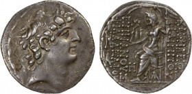 SELEUKID KINGDOM: Philip I Philadelphos, ca. 95/4-76/5 BC, AR tetradrachm (15.92g), uncertain mint in Cilicia (Tarsos), SC-2460f, diademed head right ...