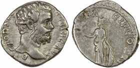 ROMAN EMPIRE: Clodius Albinus, caesar, 193-195 AD, AR denarius (3.45g), Rome, 194-195 AD, RIC-7 (Septimius Severus), bare head right, D CLOD SE[PT] AL...