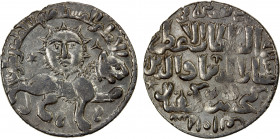 SELJUQ OF RUM: Kaykhusraw II, 1236-1245, AR dirham (3.00g), Konya, AH641, A-1218, lion & sun motif, gorgeous strike, especially on the obverse, AU.
E...