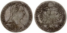 AUSTRIA: Maria Theresa, 1740-1780, AR thaler, 1780, KM-T1var, Hafner-35b, Milan Mint restrike thaler, rare variety attributed by Dr. Hafner himself! t...