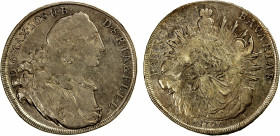 BAVARIA: Maximilian III Josef, 1745-1777, AR thaler, 1762, KM-519.1, Dav-1953, light reverse adjustments, some luster, VF-EF.
Estimate: $150-190
