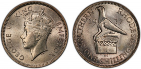 SOUTHERN RHODESIA: George VI, 1936-1952-1932, AR shilling, 1937, KM-11, a wonderful lustrous example! PCGS graded MS64, ex Joe Sedillot Collection.
E...