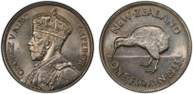 NEW ZEALAND: George V, 1910-1936, AR florin, 1933, KM-4, a wonderful lustrous example! PCGS graded MS64, ex Joe Sedillot Collection.
Estimate: $100-1...