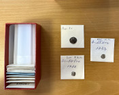 ANCIENT GREECE: LOT of 13 silver coins, including Istros (¼ drachm), Kallatis (Alexandrine drachm), Klazomenai (diobol), Lampsakos (trihemiobol), Mile...