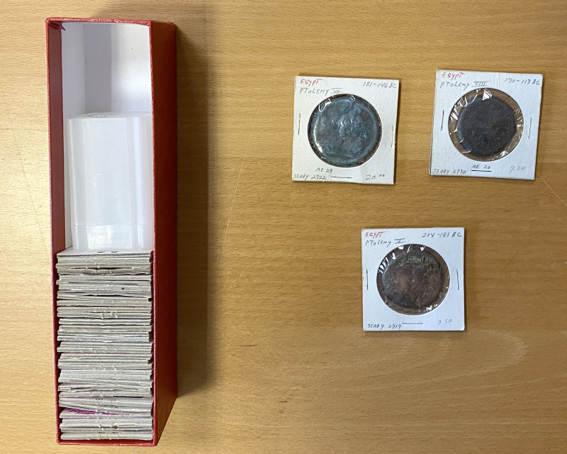 ANCIENT: LOT of 36 coins, including Greek (12): including 4 silver minors from R...