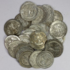 SASANIAN KINGDOM: Kavad I, second reign, 499-531, LOT of 25 silver drachms, including mints of AH, AS (2 pcs), DA, DYWAN (7), GD (3), LD, LYW, ML, MY,...