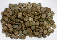 NAWANAGAR: LOT of 215 copper dokdas, 18th-19th century, almost all of type KM-2, a nice group mostly in VF condition, interesting base for detailed st...