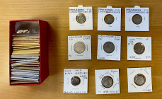 INDIAN STATES: LOT of 38 silver coins, Rupees: Arakan (1), Bajranggarh (1), Awadh (1), Bikanir (3), Bundi (3), Gwalior (1), Indore (4), Jaipur (1), Ja...