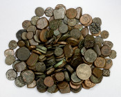 INDIA: LOT of 176 copper coins, mostly of the princely state period, average Good to VG condition, a few better, probably about half of the group iden...