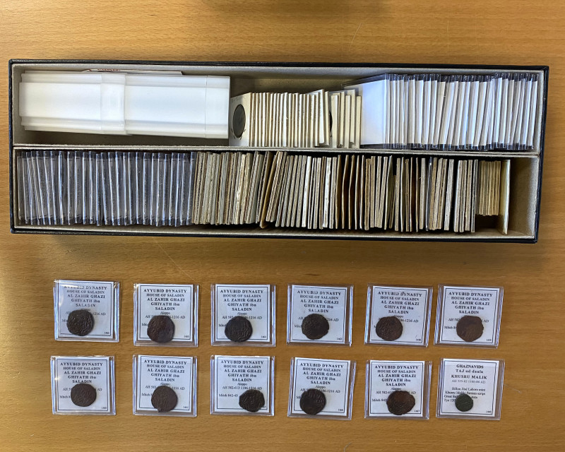 INDIA & a few others: LOT of 37 AR & 115 AE coins, including Silver: 37 pieces, ...