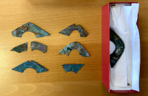 WARRING STATES: Ba & Shu States, LOT of 23 AE bridge money, 300-225 BC, a wide variety of types, styles, and sizes, most with single piercing for hang...