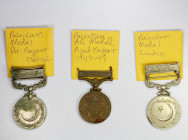PAKISTAN: LOT of 3 order medals (1) Azad Kashmir Commemoration Medal, 1947-1949, bronze (VF) (2) Dir-Bajaur, 1960-1962, conflict over the border betwe...