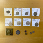 EUROPE: LOT of 14 coins and medals, including Austria (1818A 5 kreuzer, 1835A 5 kreuzer, 1788A 10 kreuzer, 1833B 20 kreuzer, 1844E 20 kreuzer, 1912 2 ...