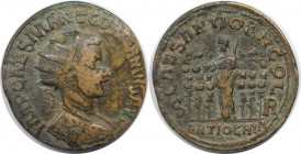 Römische Münzen, MÜNZEN DER RÖMISCHEN KAISERZEIT. Pisidia, Antiochia. Gordianus III. Ae 33, 238-244 n. Chr. (25.88 g. 33 mm) Vs.: IMP CAES M ANT GORDI...