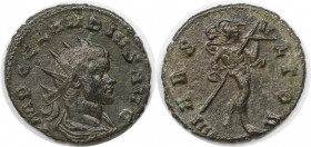 Römische Münzen, MÜNZEN DER RÖMISCHEN KAISERZEIT. Claudius II. Gothicus. Antoninianus 268-270 n. Chr. (3.21 g. 19.5 mm) Vs.: IMP C CLAVDIVS AVG, Drapi...