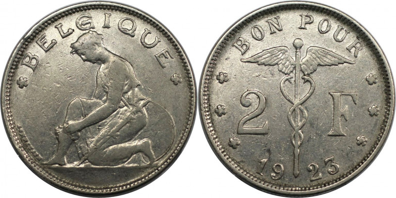Europäische Münzen und Medaillen, Belgien / Belgium. Albert I. (1909-1934). 2 Fr...