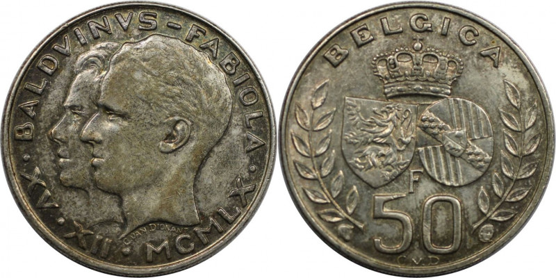 Europäische Münzen und Medaillen, Belgien / Belgium. Baudouin I. (1951-1993). Au...