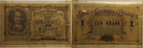 Banknoten, Belgien / Belgium. 1 Franc 1915. P.86a. IV