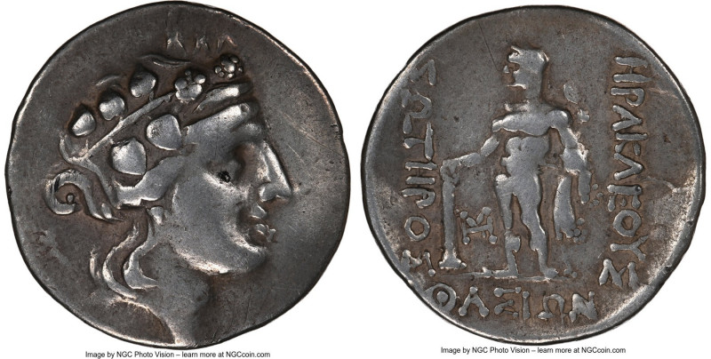 LOWER DANUBE. Imitating Thasos. 2nd-1st centuries BC. AR tetradrachm (31mm, 16.5...