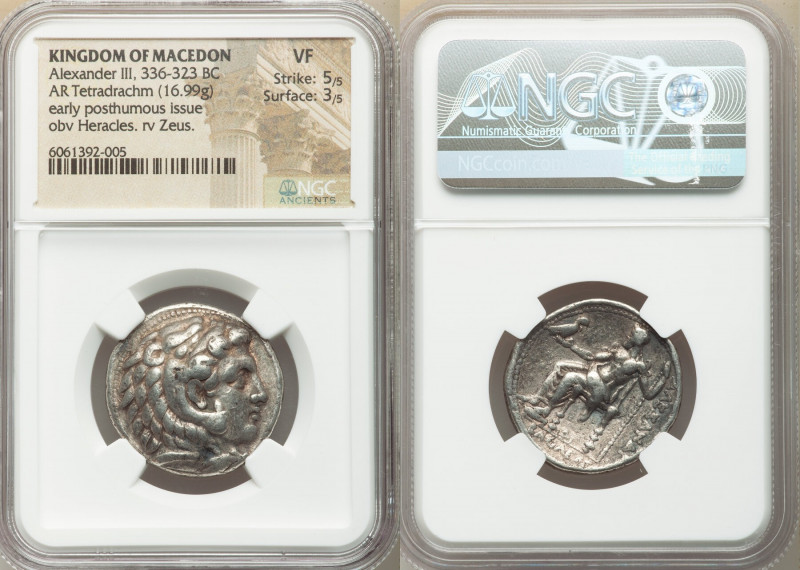 MACEDONIAN KINGDOM. Alexander III the Great (336-323 BC). AR tetradrachm (25mm, ...