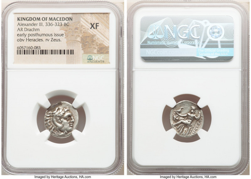 MACEDONIAN KINGDOM. Alexander III the Great (336-323 BC). AR drachm (18mm, 1h). ...