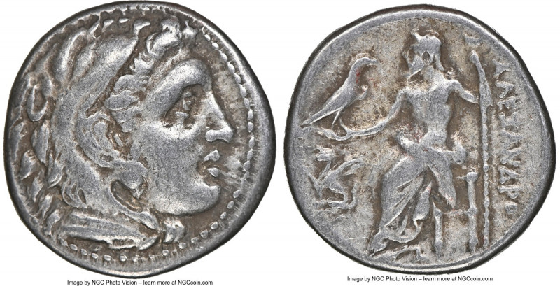 MACEDONIAN KINGDOM. Alexander III the Great (336-323 BC). AR drachm (16mm, 1h). ...