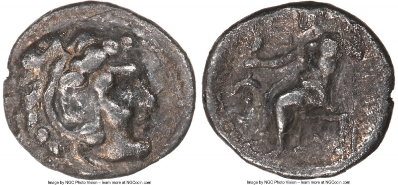 MACEDONIAN KINGDOM. Alexander III the Great (336-323 BC). AR obol (9mm, 0.53 gm,...