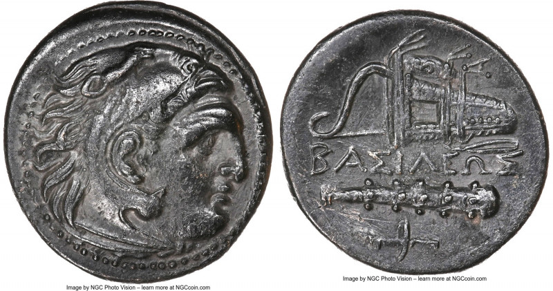 MACEDONIAN KINGDOM. Alexander III the Great (336-323 BC). AE unit (20mm, 2h). NG...