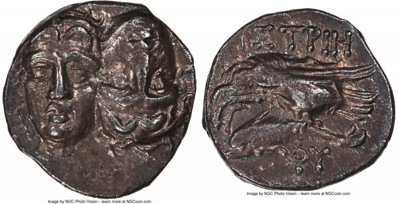 MOESIA. Istrus. Ca. 4th century BC. AR drachm (17mm, 5.29 gm, 3h). NGC AU 4/5 - ...