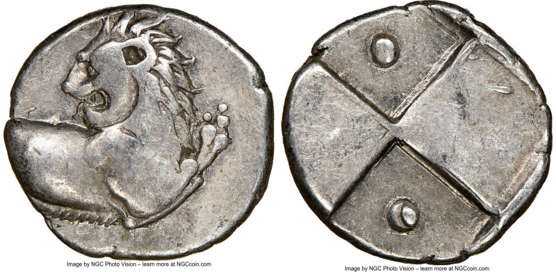 THRACE. Chersonesus. Ca. 4th century BC. AR hemidrachm (13mm). NGC VF. Persic st...