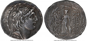 SELEUCID KINGDOM. Antiochus VII Euergetes (Sidetes) (138-129 BC). AR tetradrachm (32mm, 16.61 gm, 12h). NGC Choice VF 5/5 - 3/5 lt scratches. Antioch ...